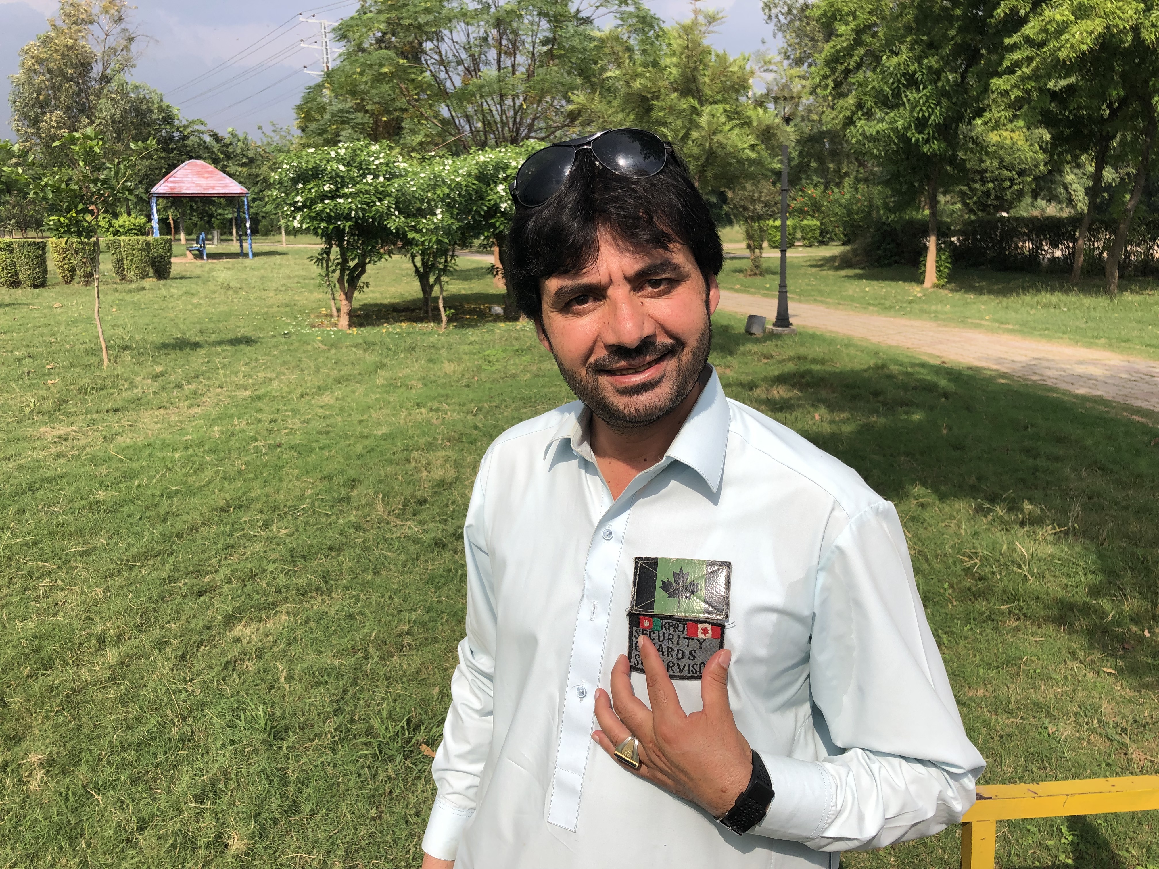 Former Canadian Forces employee Mohammad Ismail in Islamabad, Oct. 9, 2021.