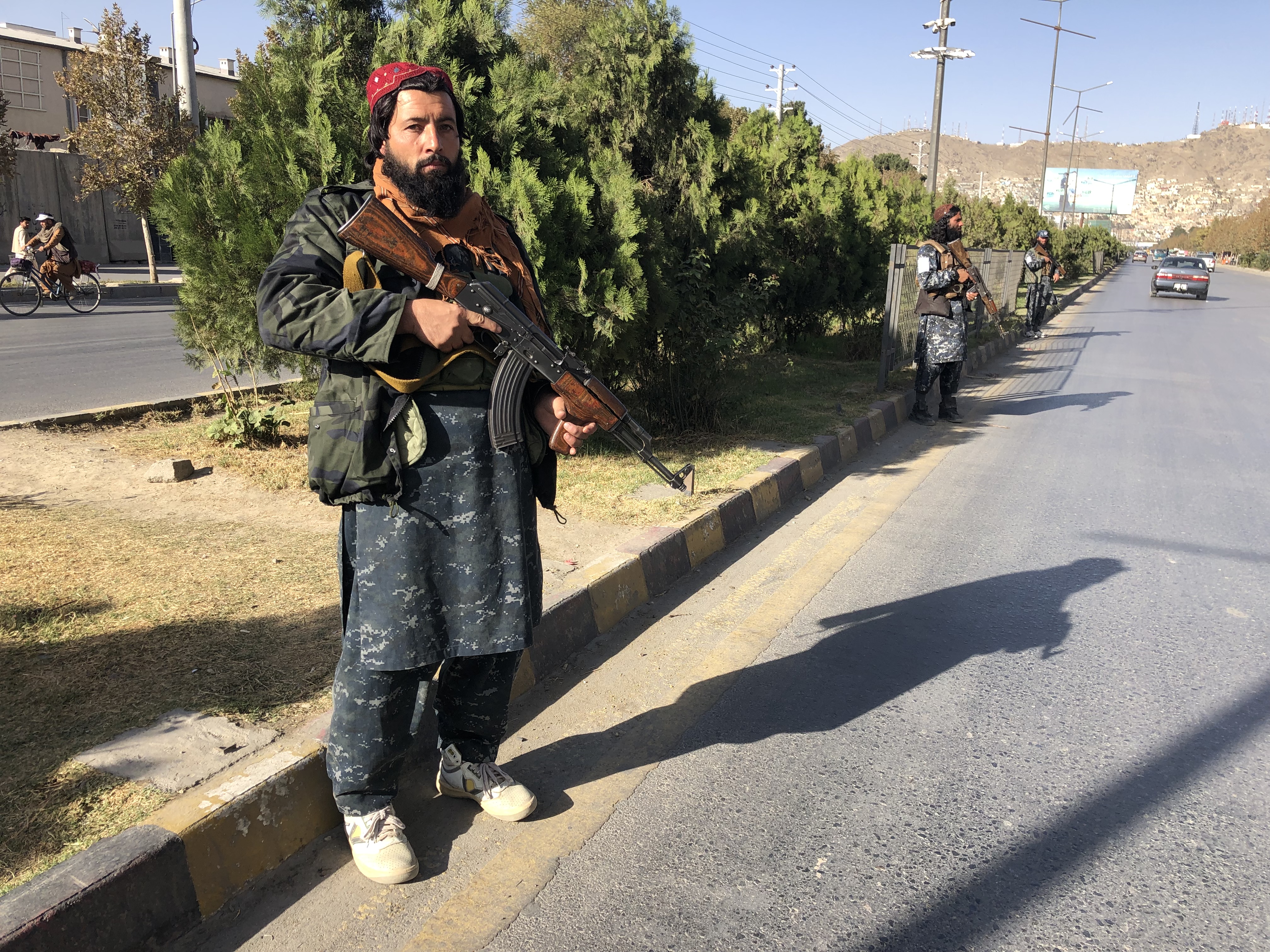 Taliban checkpoint, Kabul.