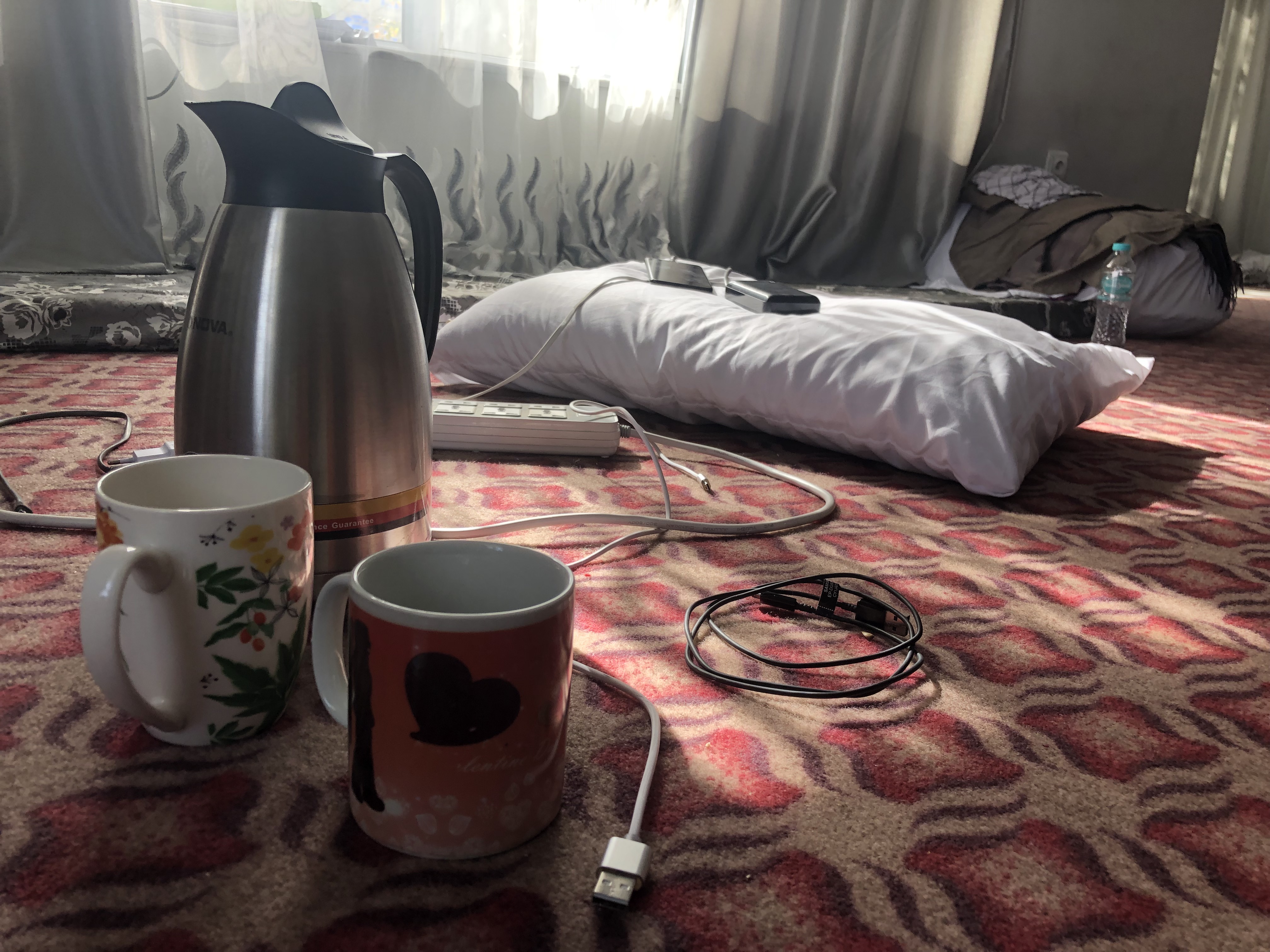 A room at a Kabul safe house for Afghans trying to get to Canada.