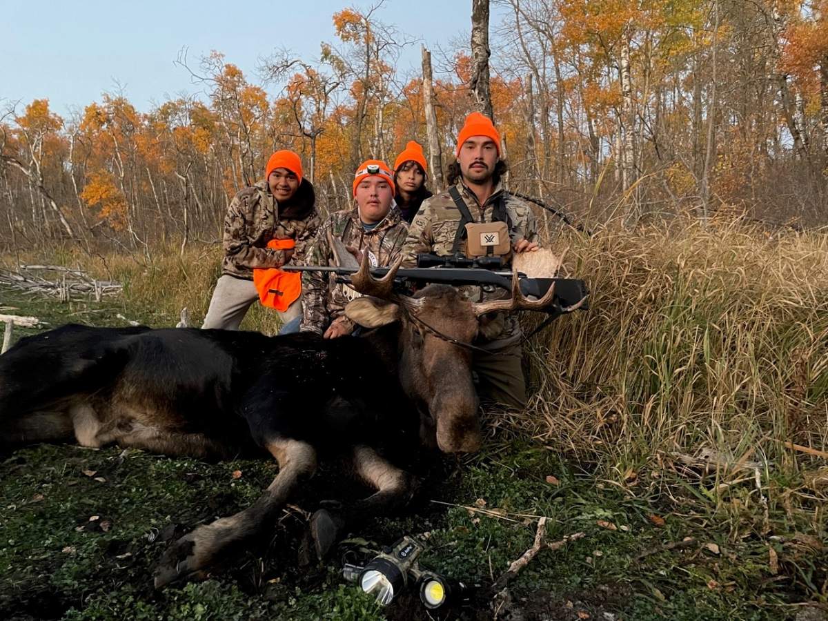 Students at White Bear Education Complex are taken out of the classroom and placed out on the land where they learn and gaining survival skills.