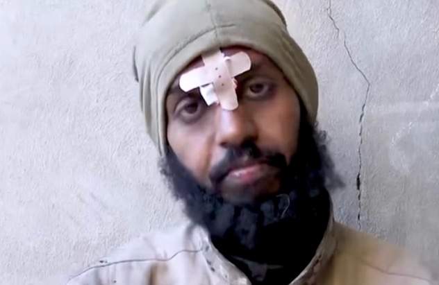 Mohammed Khalifa, following his capture in Syria in January 2019.