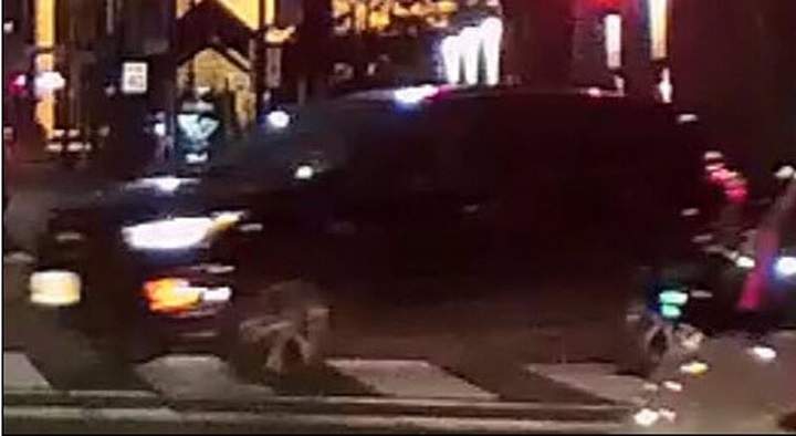 Police are looking for the driver of this SUV following a hit-and-run.