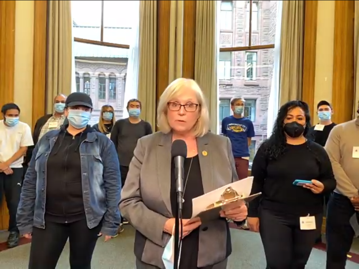 London West NDP MPP Peggy Sattler announced  the bill during a virtual media conference on Monday morning.
