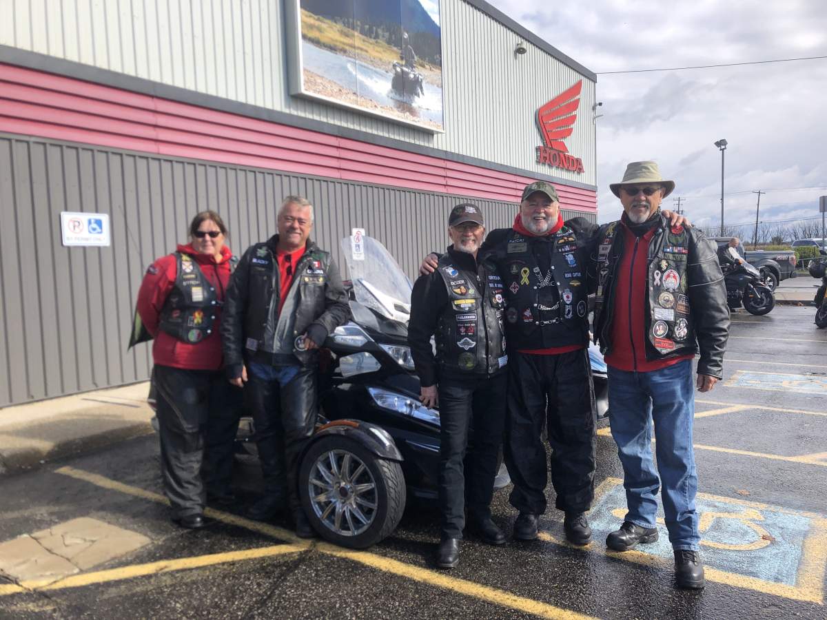 The 25th annual Fall Colour Ride for the Children’s Hospital kicked off at Hully Gully in southwest London Ont., Oct. 16, 2021