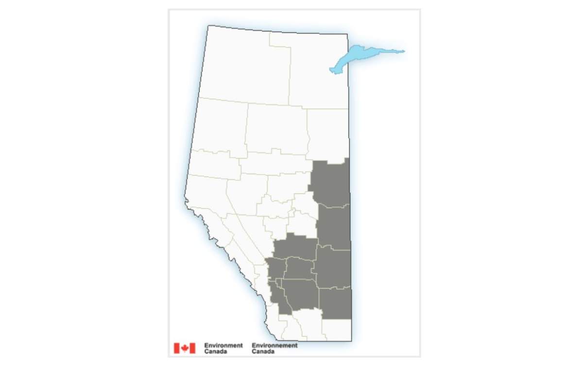 These areas were under a special air quality statement on Wednesday, Oct. 6, 2021, at around 8 p.m.