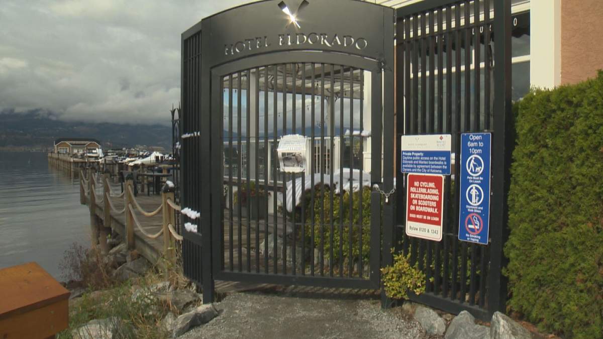 The Hotel Eldorado  won't lock the gate at its boardwalk entry.