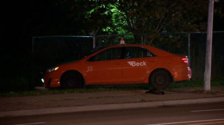 Police were called to the scene shortly before 9 p.m. Sunday.