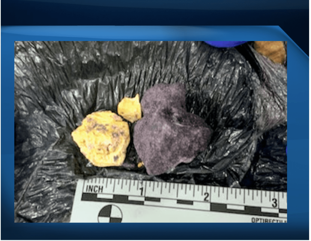 Quinte West OPP seized suspected fentanyl during a traffic stop on Highway 401 early Wednesday.