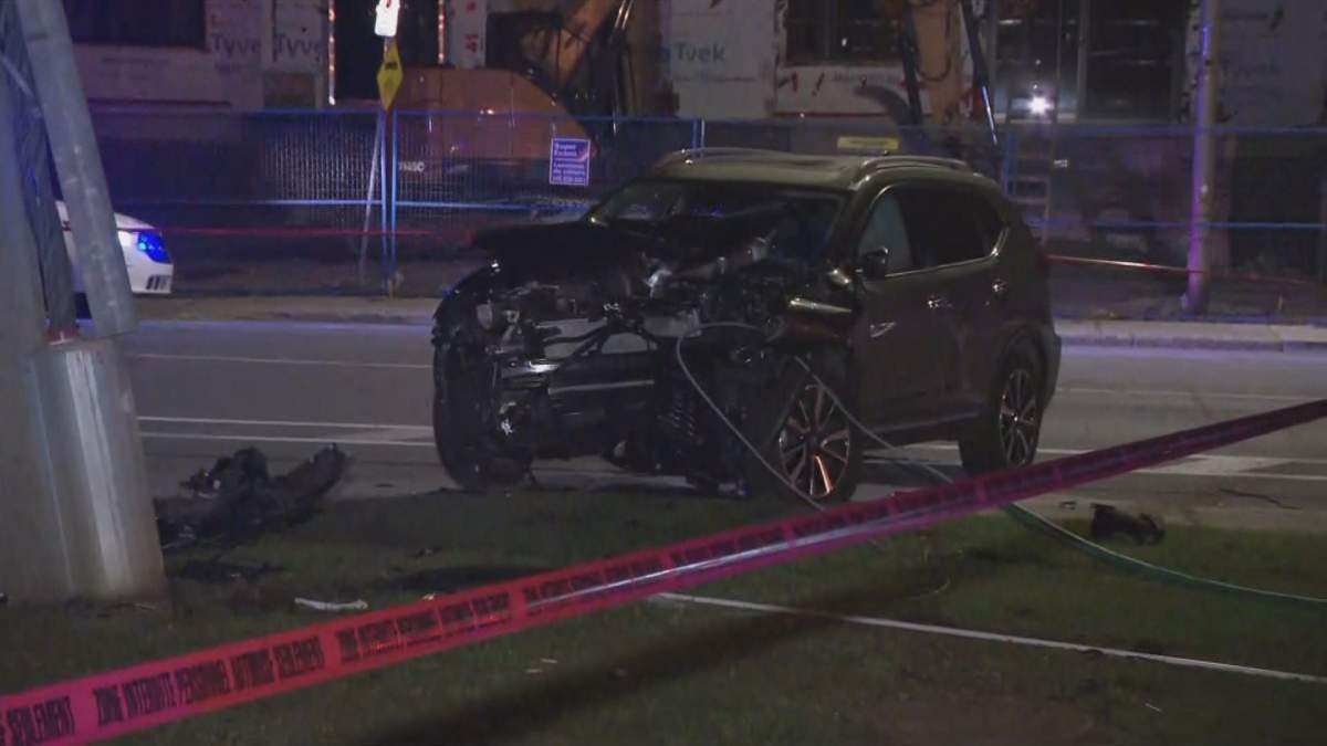 One woman is dead after being hit by an SUV in Laval. Wednesday, October 6, 2021.