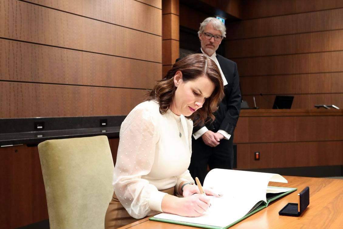 Michelle Ferreri was sworn in as MP for Peterborough-Kawartha during a ceremony in Ottawa on Oct. 22, 2021.