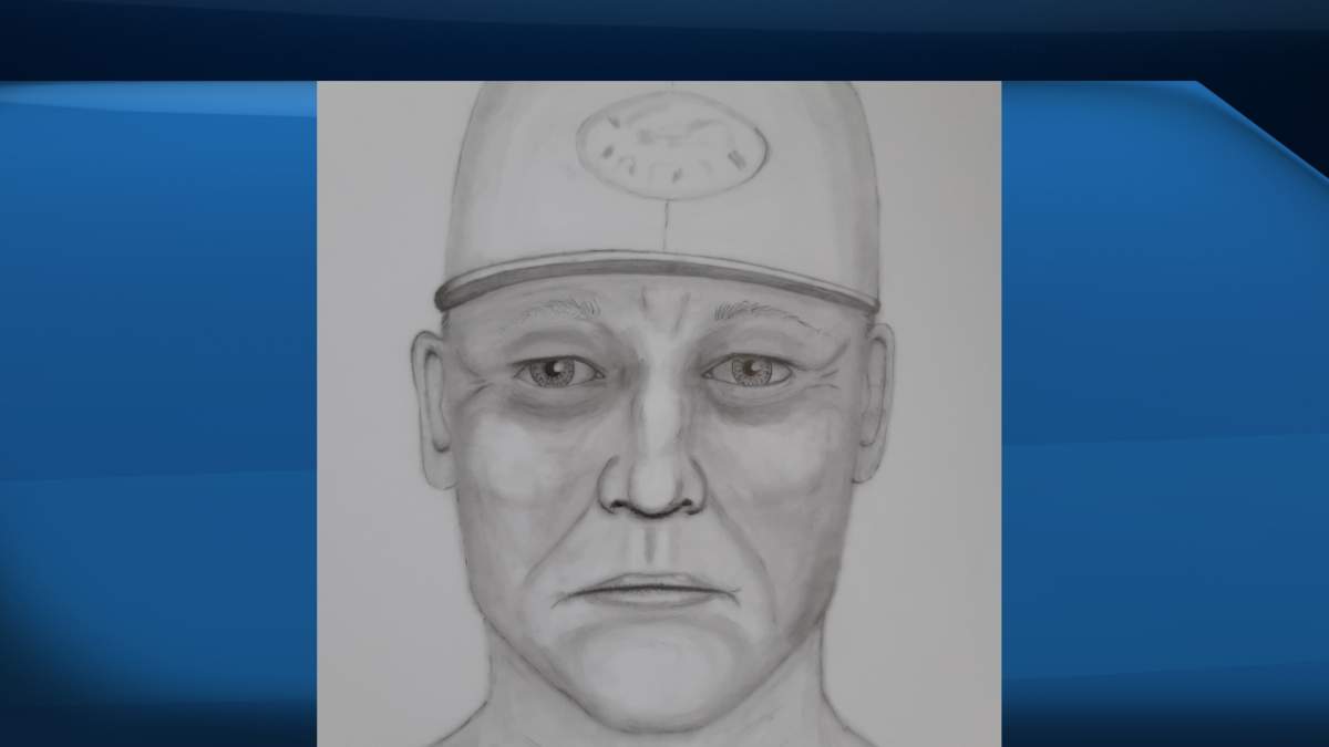 Calgary police  released a sketch of a sexual assault suspect Oct. 22, 2021. 