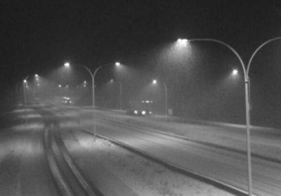 Hwy 5, southbound at Zopkios Rest Area, near the Coquihalla Summit, looking northeast Oct. 27.

