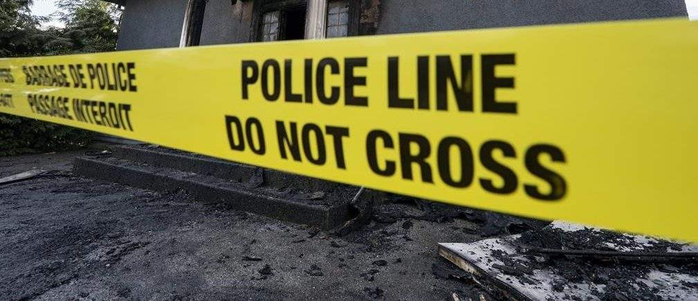 Police tape is seen in this file photo.