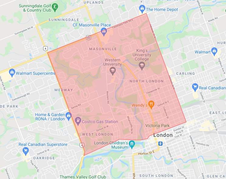 As part of his release order, Singh is ordered to not go anywhere within this boundary.
