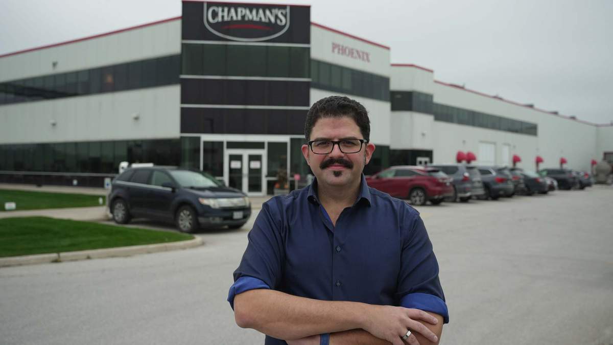 Ashley Chapman, vice-president of Chapman’s Ice-cream