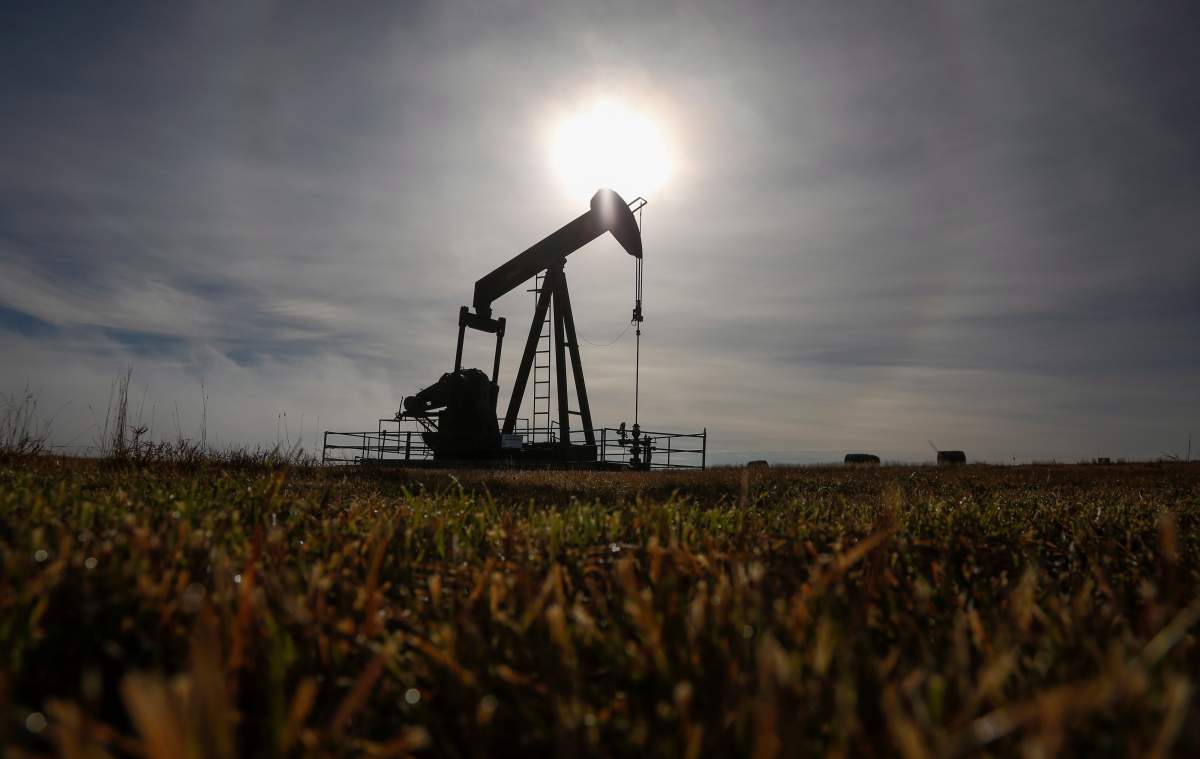 A pumpjack works at a well head on an oil and gas installation near Cremona, Alta., Saturday, Oct. 29, 2016. Calfrac Well Services Ltd. says a Texas company's proposed restructuring plan doesn't have sufficient support from unsecured noteholders so Calfrac will continue with a debt-for-stock swap announced in July. THE CANADIAN PRESS/Jeff McIntosh.