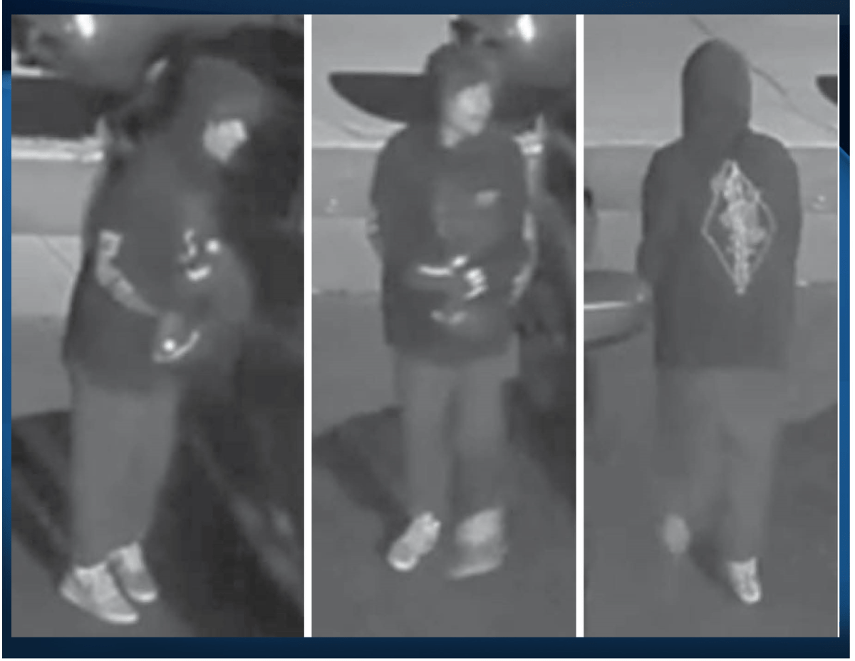 Cobourg police released this surveillance image of a suspect believed to be connected to a rash of thefts from vehicles.