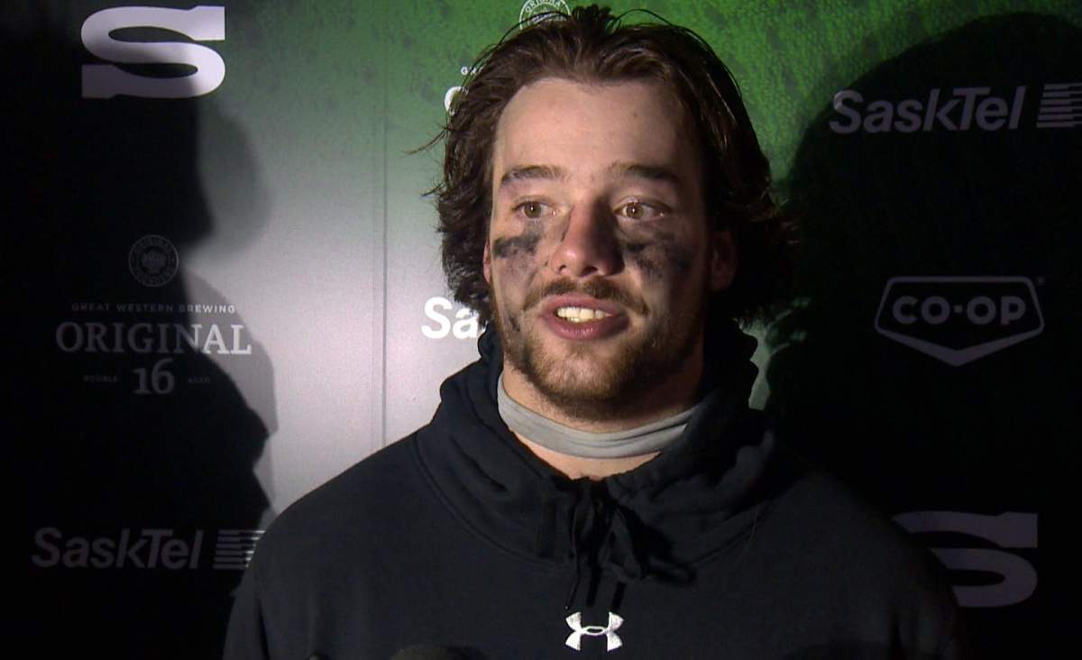 The Saskatchewan Roughriders have signed defensive end Nicholas Dheilly. 