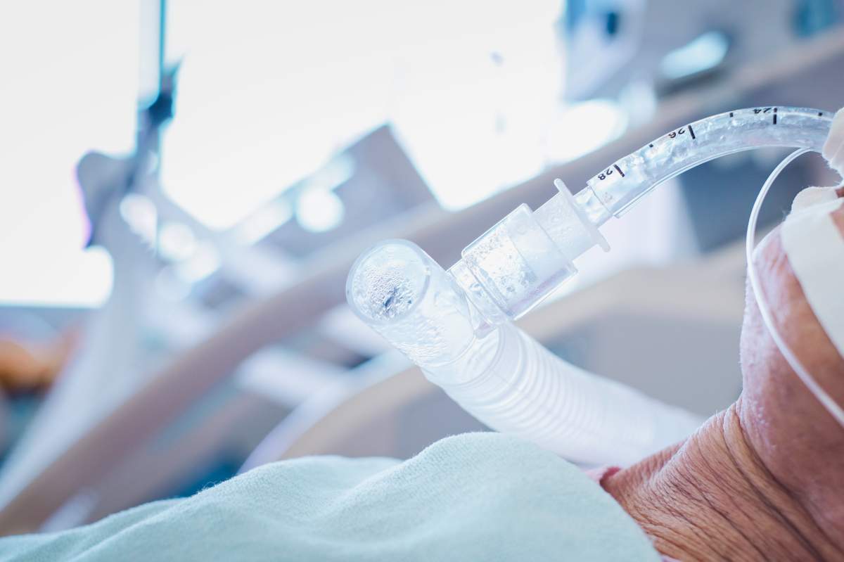 A stock image of a patient in a hospital