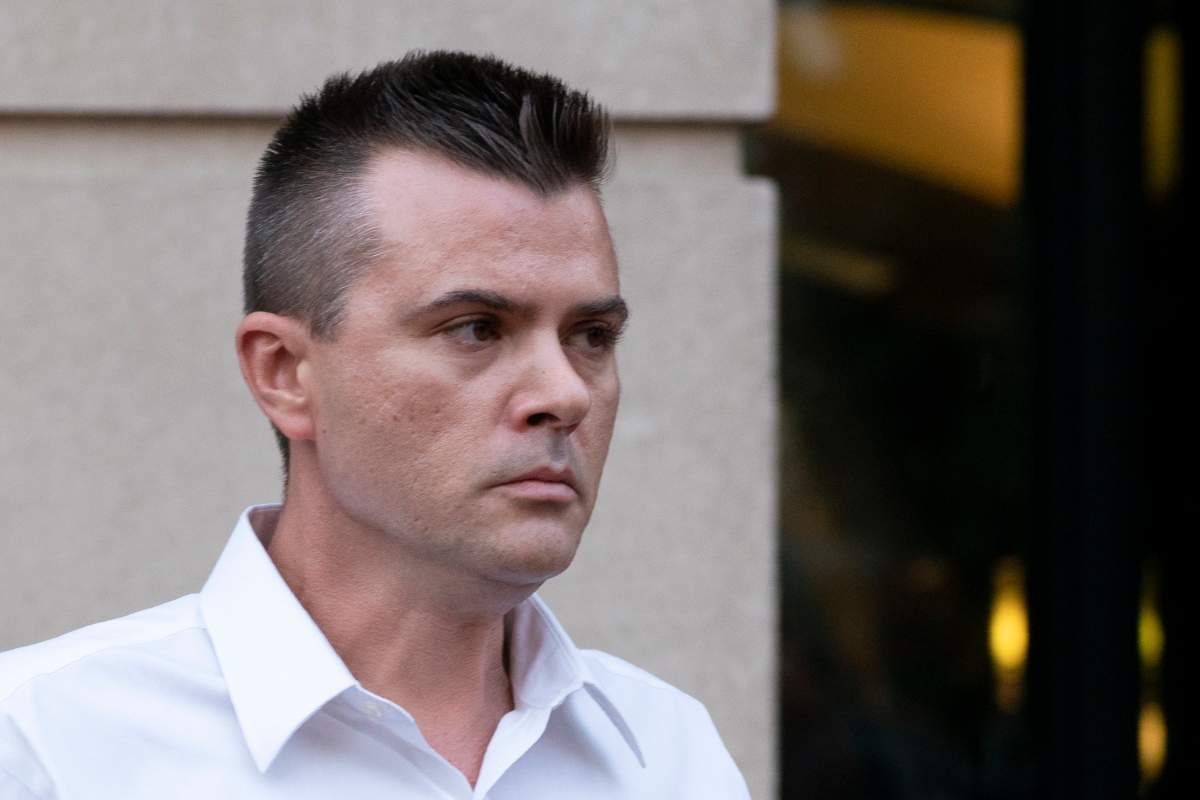 Igor Danchenko leaves Albert V. Bryan United States Courthouse in Alexandria, Va., Thursday, Nov. 4, 2021.