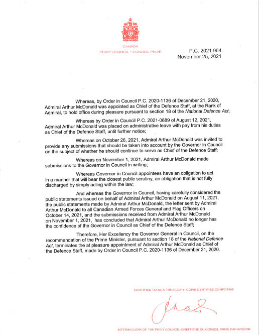 Gen. Wayne Eyre officially taking over as new chief of the defence staff - image