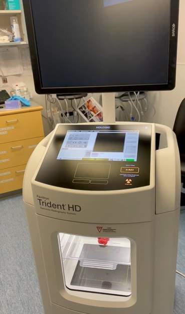 Faxitron at the Misericordia Community Hospital in Edmonton, October 2021.