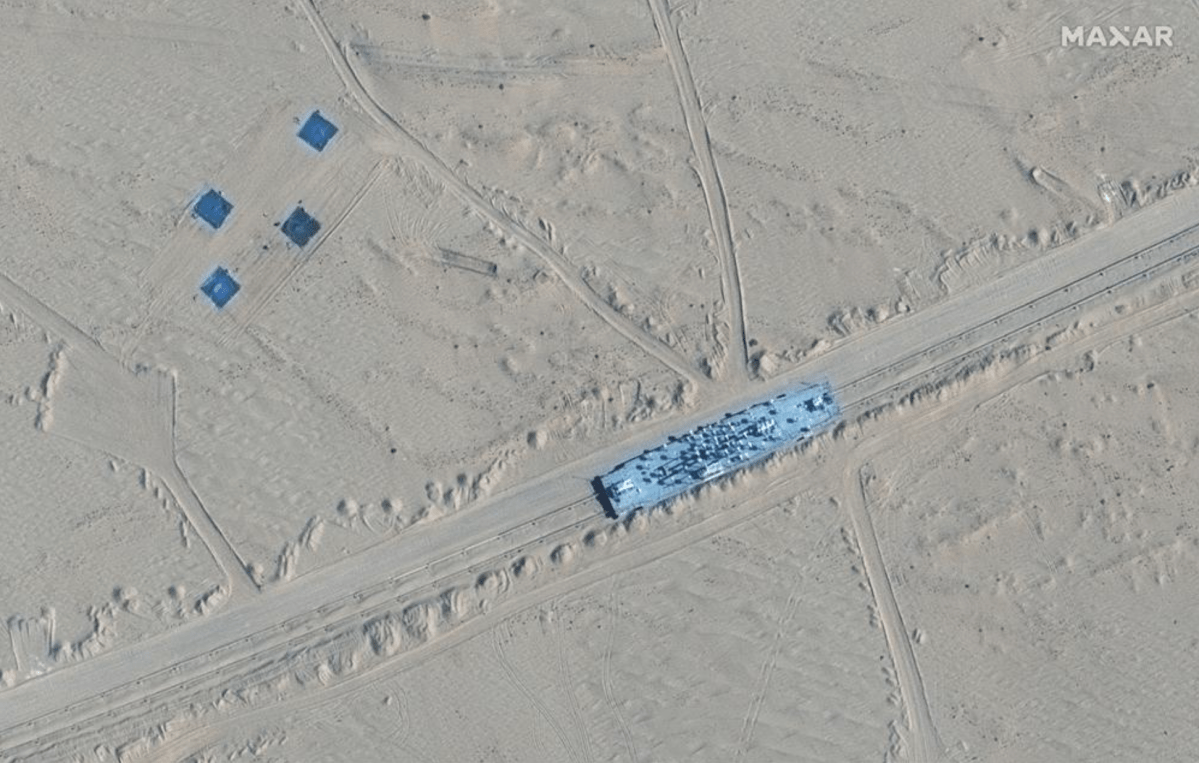 Satellite image of China