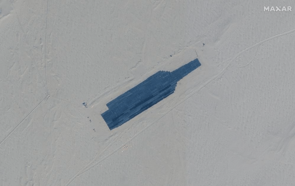 Satellite image of China