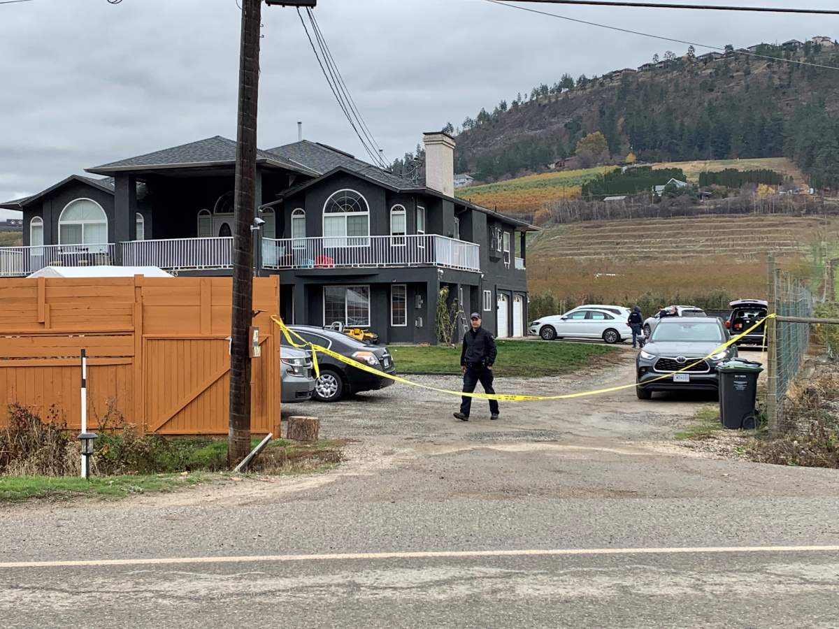 Police have yet to confirm if any explosives were found, as the investigation is ongoing.