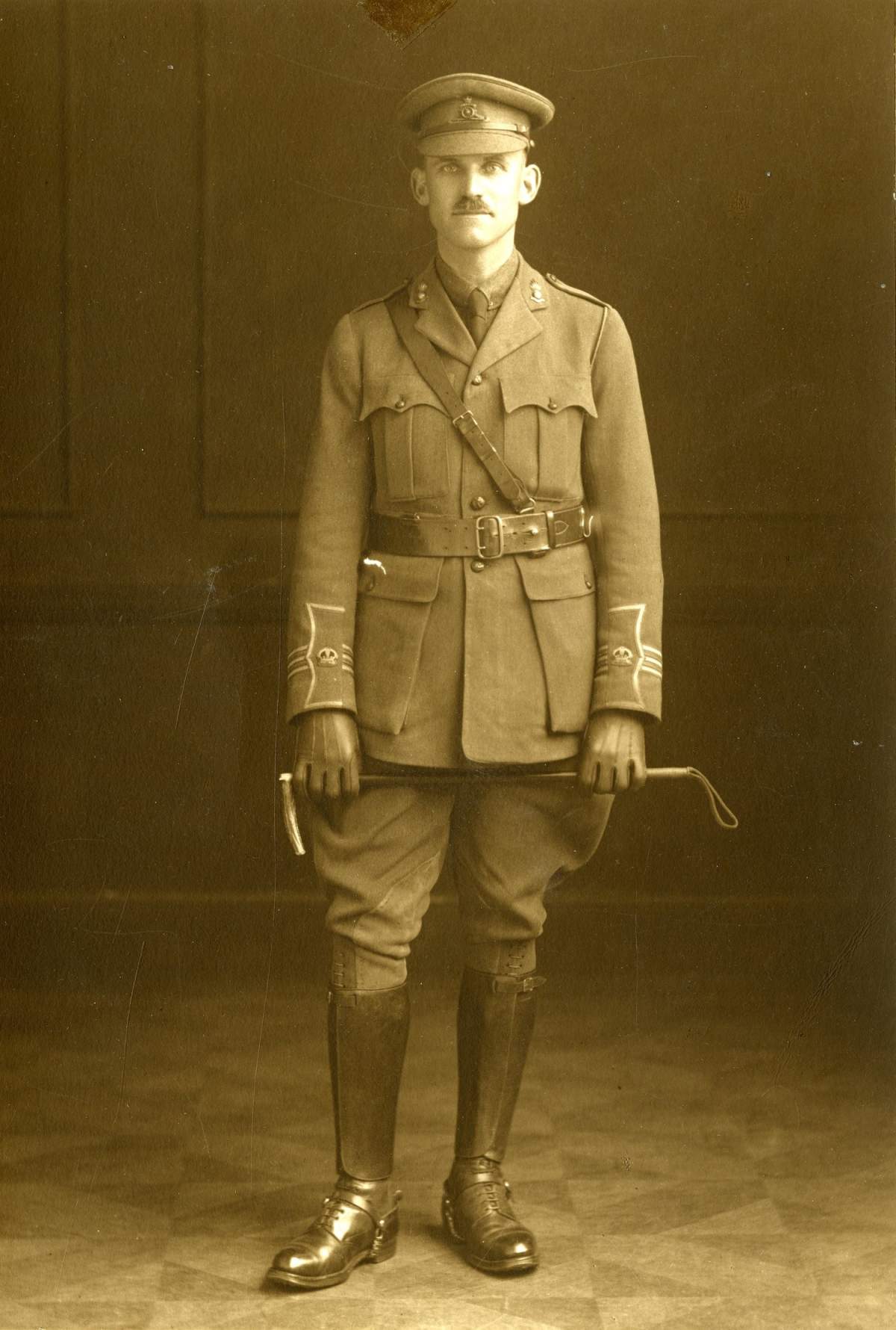 Full-length portrait of Major A. B. Stafford in uniform.