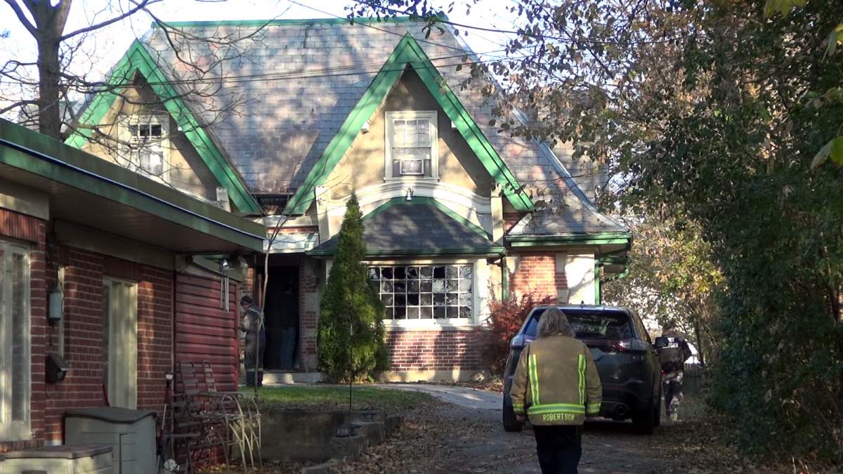 Peterborough firefighters are investigating a fire at an apartment on Weller St. early Monday.