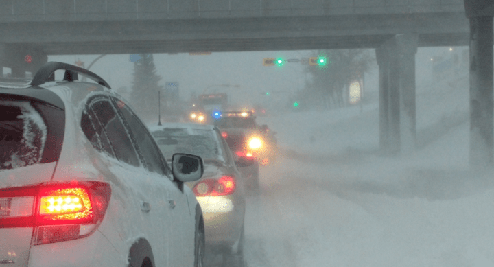 Blowing snow, strong winds and a risk of freezing rain are in the mix for Monday's weather in multiple Saskatchewan areas.