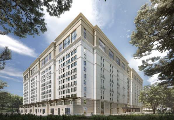 A rendering of Munger Hall