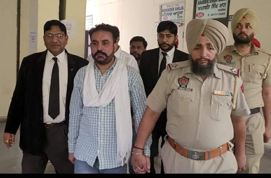 Sukhwinder Singh (Mithu), husband of slain B.C. woman Jassi Sidhu, appears in a Punjab court Wednesday.