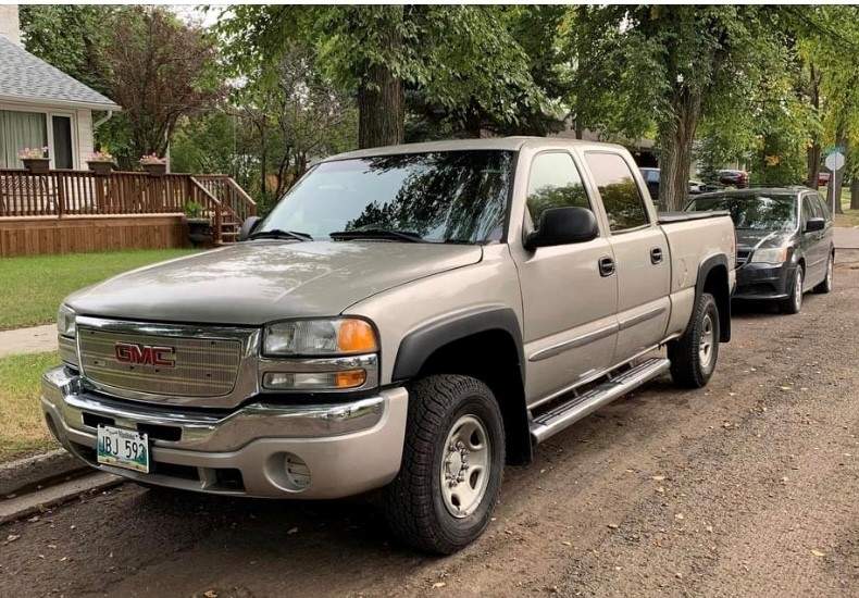 The stolen truck.