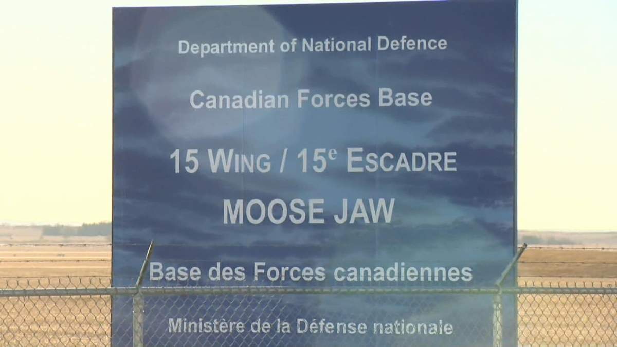 Saskatchewan RCMP said gun parts and two over-capacity magazines were seized during the search at 15 Wing Moose Jaw on Dec. 10.