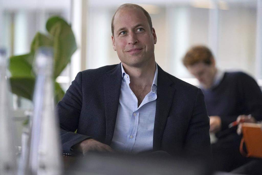 Britain's Prince William appears in this file photo from Nov. 18, 2021.