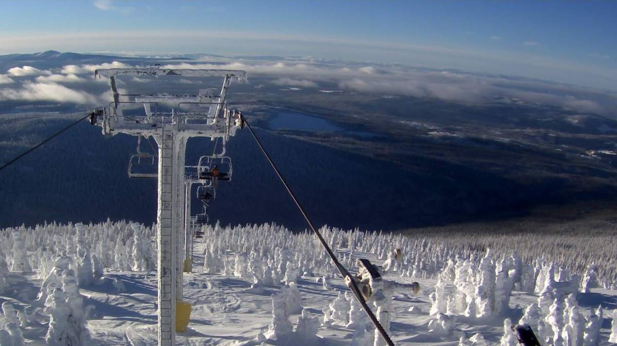 A view from Big White Ski Resort near Kelowna, B.C., on Friday, Dec. 31, 2021.