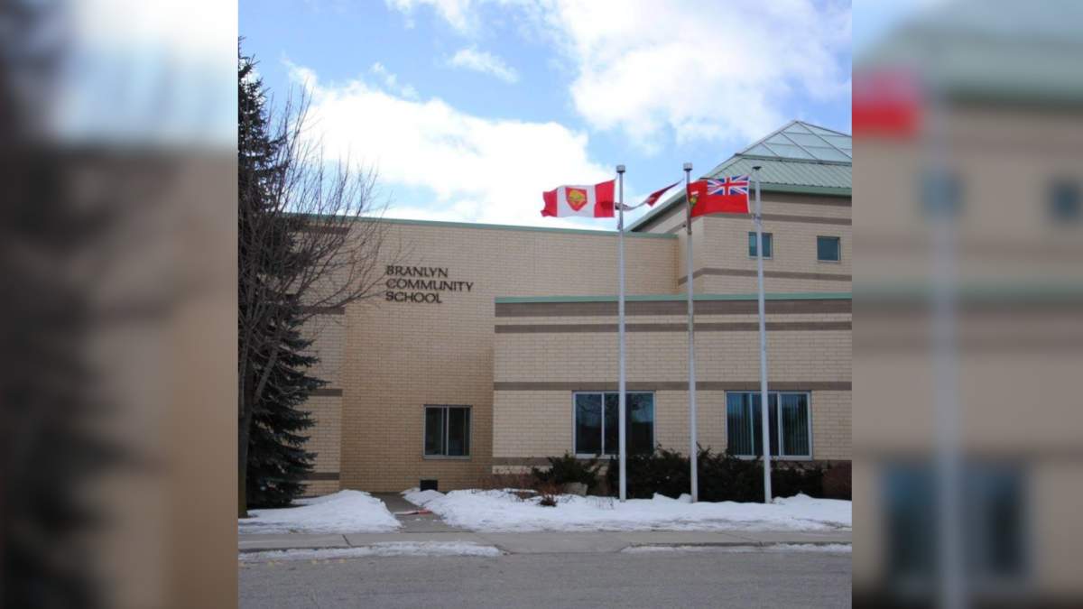 Branlyn Community School in Brantford moved all classes to remote learning on Dec. 8, 2021 after Brant County's health unit discovered epidemiological links between six COVID-19 cases. 