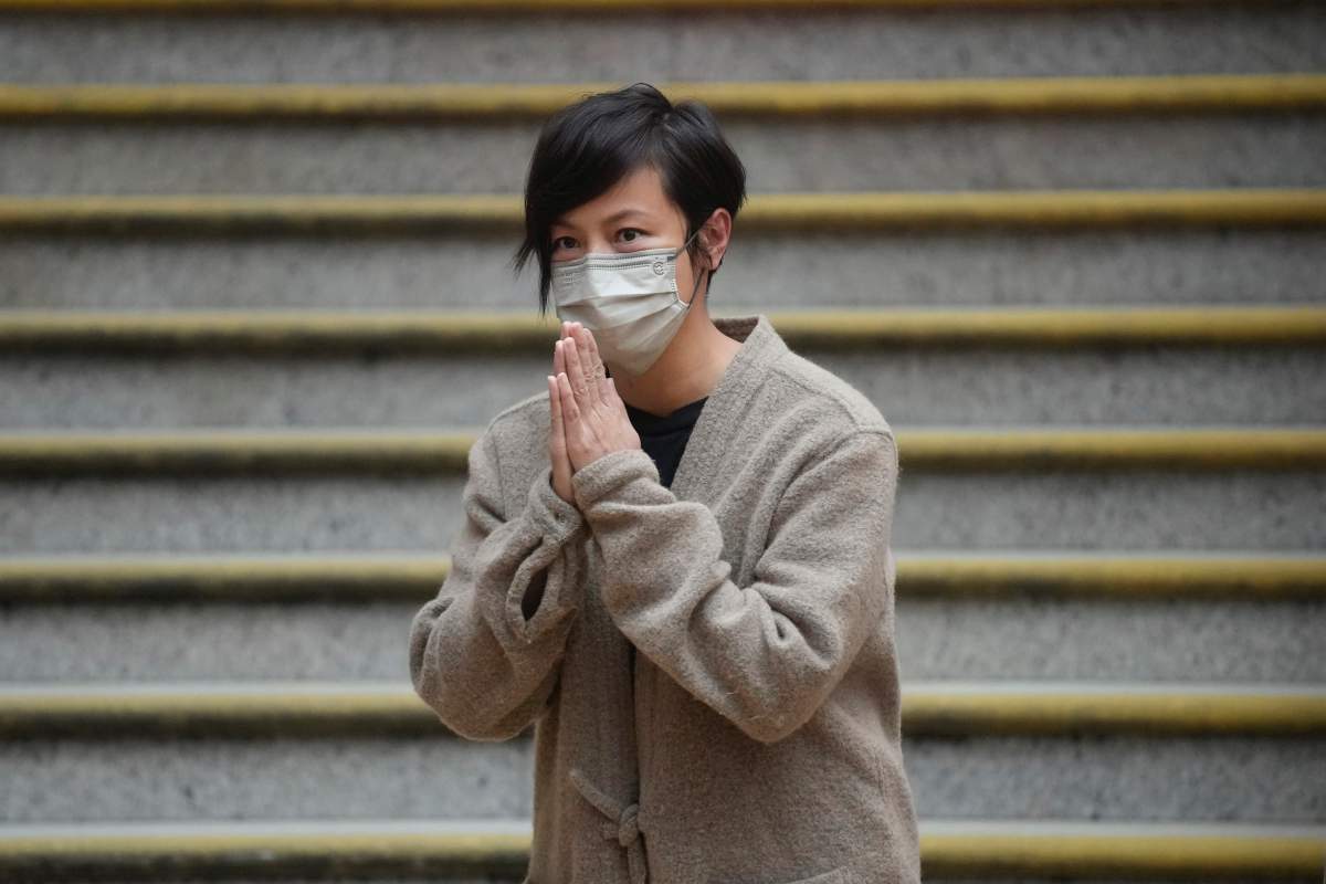 Denise Ho out on bail.