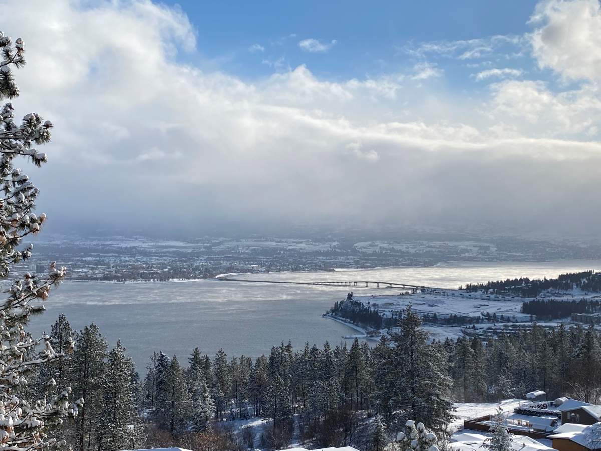 Record breaking cold temperatures swept across the Okanagan.