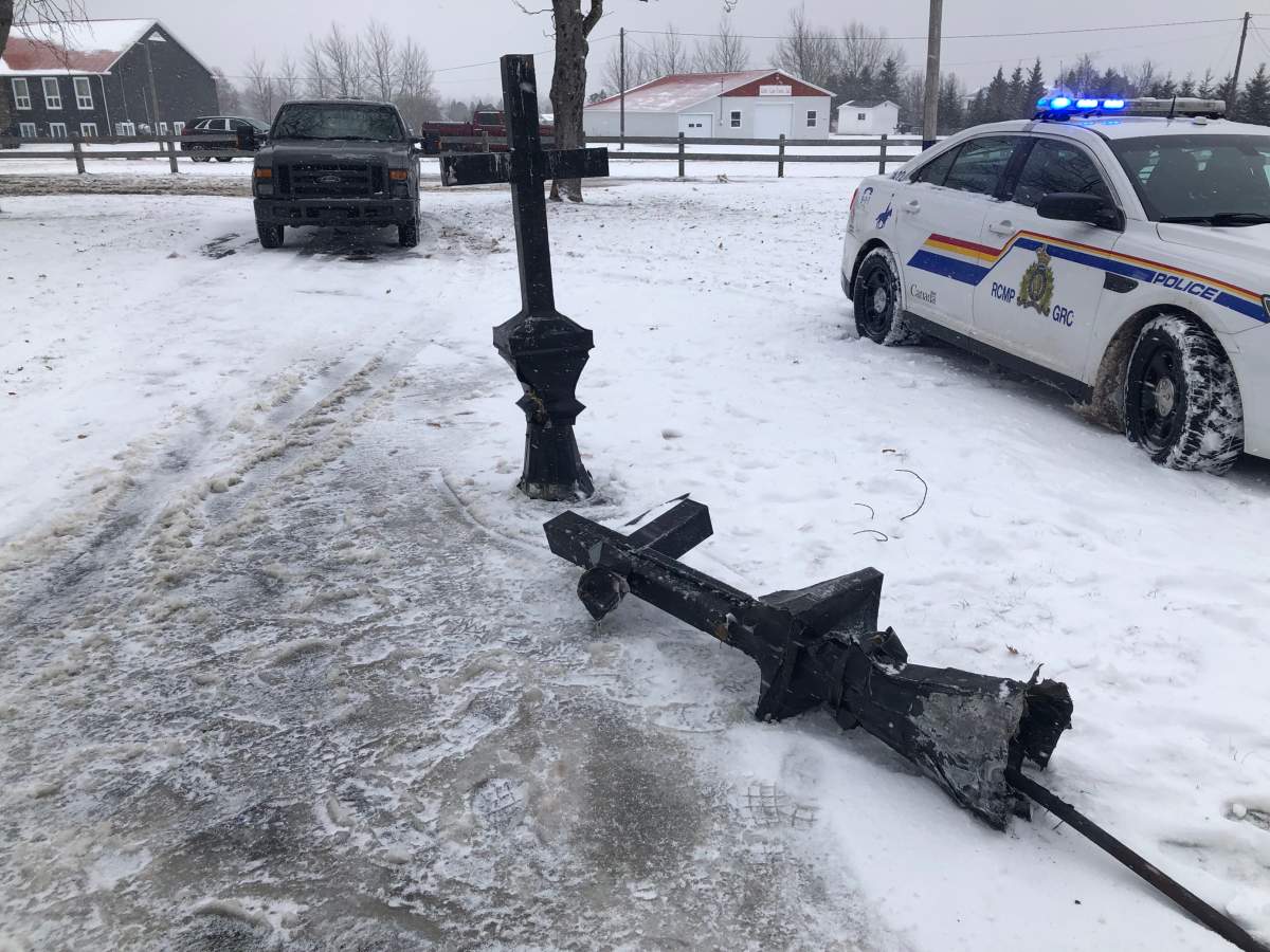 Century-old church destroyed by fire in small New Brunswick community - image