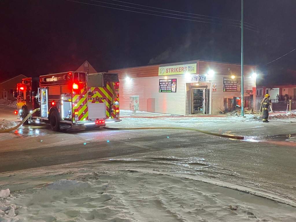 Fire on Burrows Ave.