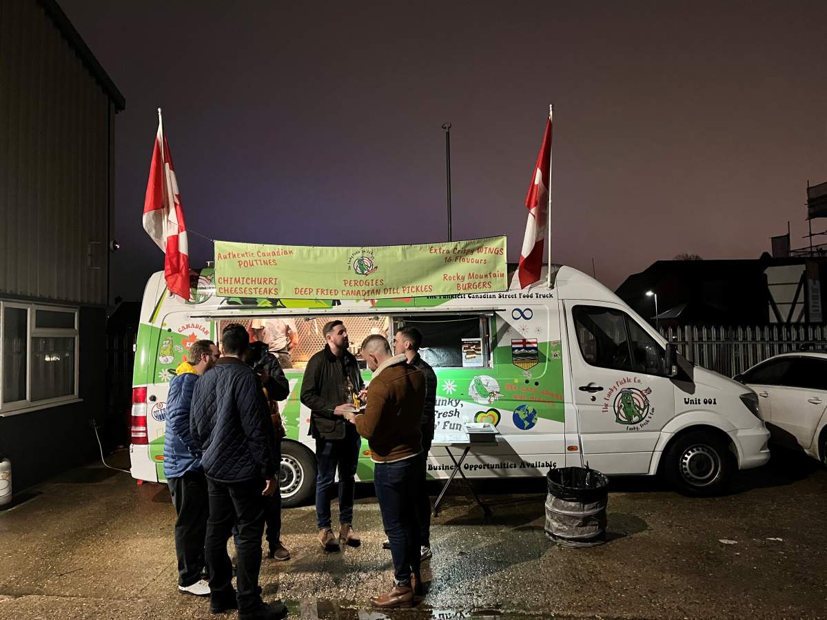 The Funky Pickle Co. Ltd. food truck in England.