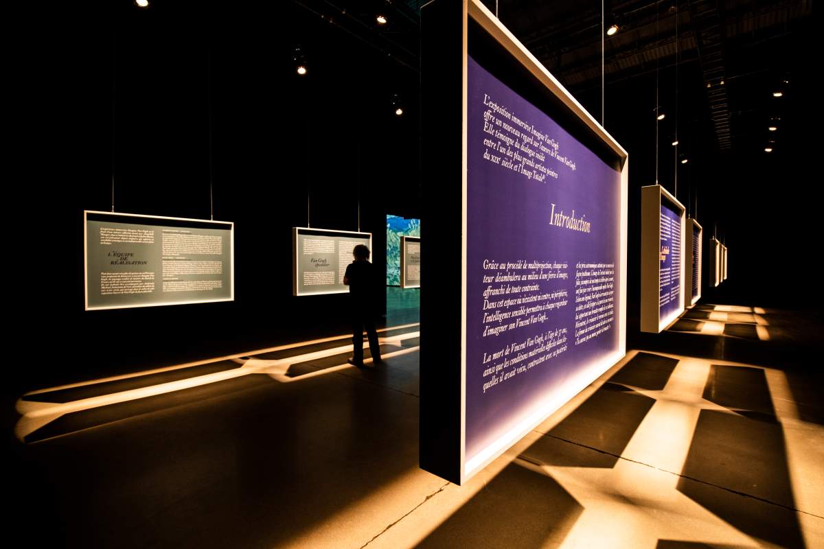 An undated image from the ‘Imagine Van Gogh’ exhibit.