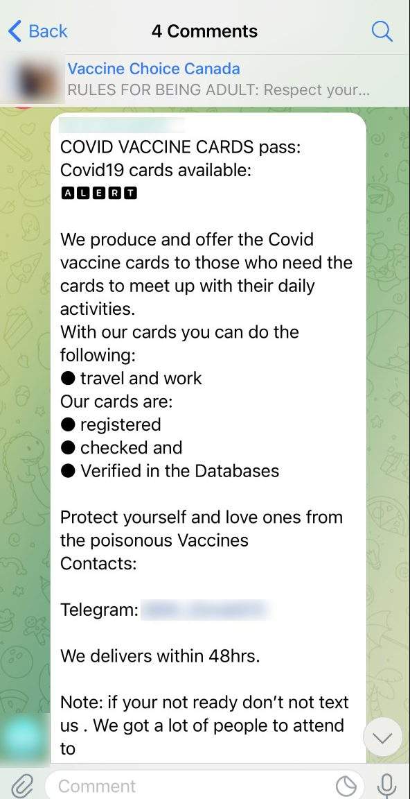 fake covid vaccine certificate
