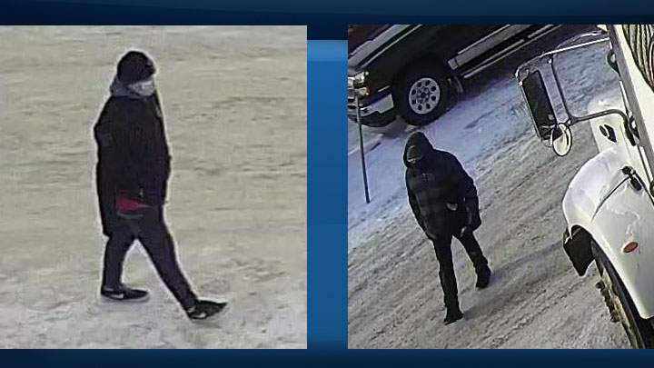 The Battlefords District Food and Resource Centre released these photos after an employee’s vehicle was stolen on Dec. 20, 2021.