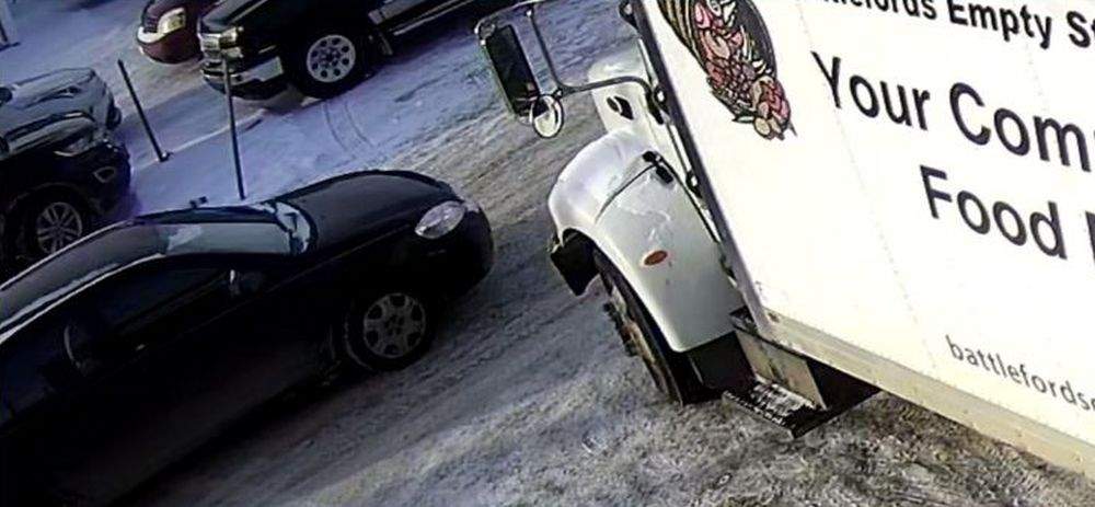 The Battlefords District Food and Resource Centre has released these photos in an attempt to find those responsible for stealing an employee’s vehicle during the holiday season.