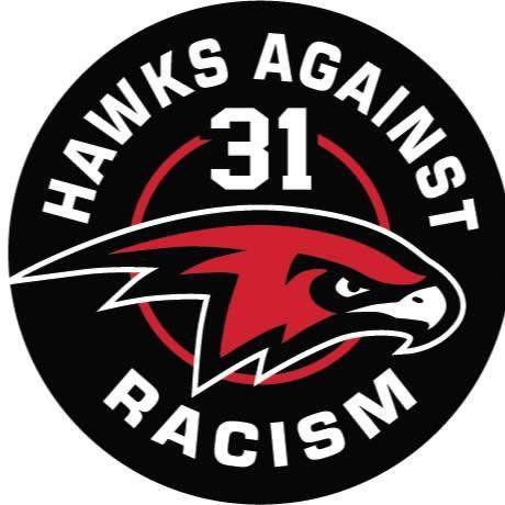 The Hawks have updated their logo on their social media platforms with Connors's number, 31, and a message that reads "Hawks Against Racism."
.