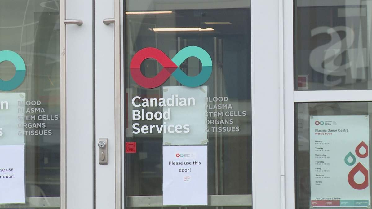 Photo of the Canadian Blood Services logo